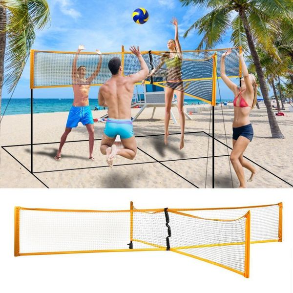 Bälle, tragbar, professionell, für den Außenbereich, Sand, Gras oder drinnen, Cross-Volleyball, Sport, Volleyballnetz, Schnellstart, Tennis, Badminton, Quadrat 230712