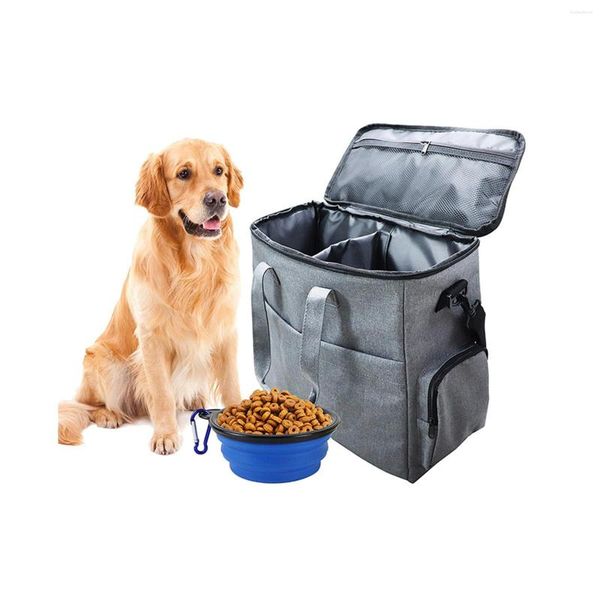 犬用カーシートカバー ポータブル ペット トラベル オーガナイザー バッグ アウトドア トラベル フード トート 航空会社承認のバックパック 多機能ポケット付き