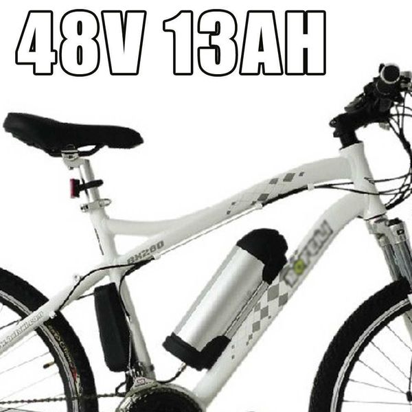 48V 13Ah Lithium-Ionen-Flaschen-Wasserkocher-Batterie E-Bike-Batterie für Bafang BBS02 750W BBS03 BBSHD 48V 1000W Kostenlose Zollgebühr