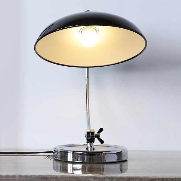 Masa lambaları Lüks Vintage Lamba Tasarımcı Dönebilir Masa oturma odası için yatak odası demir çalışma dekoru ışık fikstürleri