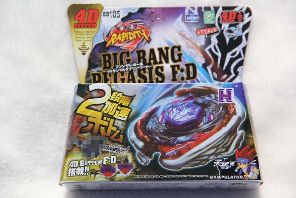 Beyblade 4D TOUPIE BURST BEYBLADE SPINNING TOP stile 6 pz/lotto Big Bang 4D System + Light Launcher BB118 BB120