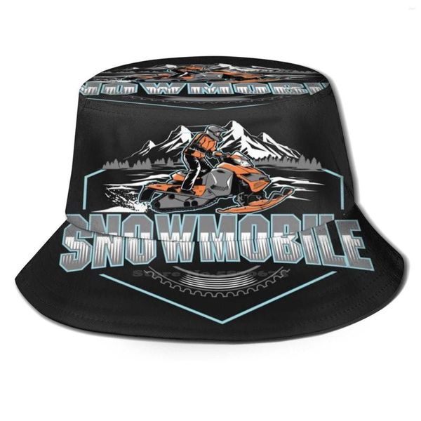 Berets Schneemobil Unisex Sommerkappe Sonnencreme Hut Lustiges Snowboarden Amerikanischer Teenager Autostoßstange Harte Schneemobile Winter