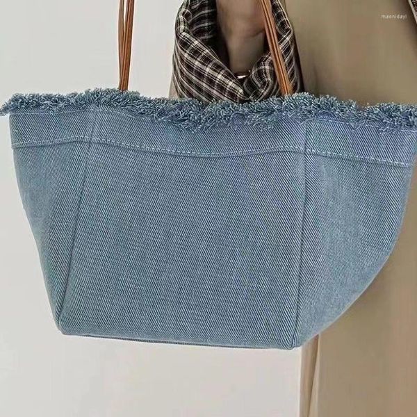 Borse da sera di alta qualità in tessuto di jeans da donna piccola borsa a tracolla ragazza piccola borsa casual borsoni borsa shopping da viaggio firmata da donna