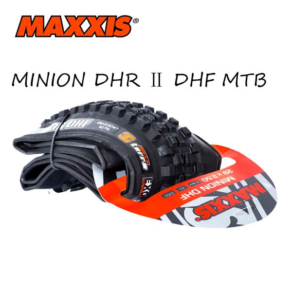 Bisiklet lastikleri maxxis minion dhr dhf bisiklet lastik ikili bileşik tüp katlanır mtb lastik tüm dağ bisikleti parkurları exo poncture koruma hkd230712