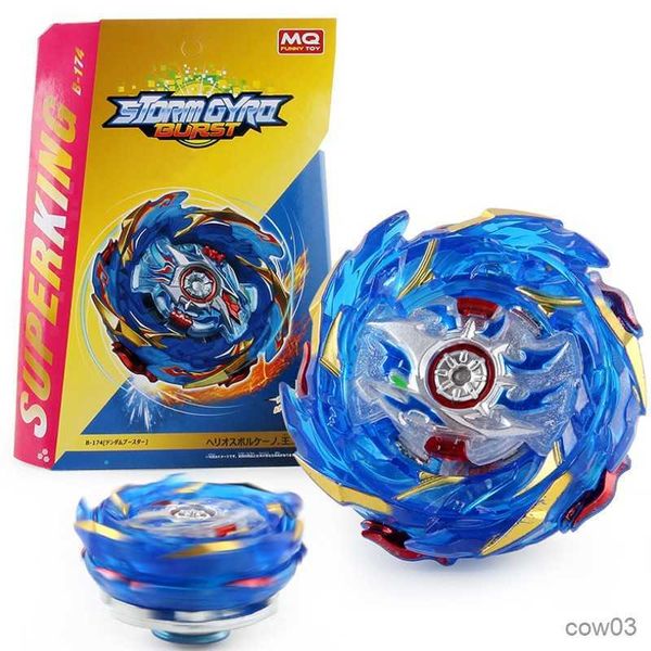 4D Beyblade B-X TOUPIE BURST BEYBLADE SPINNING TOP Sparking Metal Fusion B-174 Cavo in lega Anttena Blu Rosso Protagonista Assemblare Giocattoli R230712