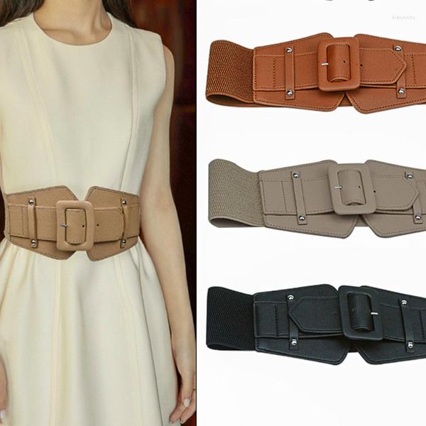 Gürtel Modischer elastischer Bund Retro-Stil Damen-Hemdrock dekorativer breiter Gürtel