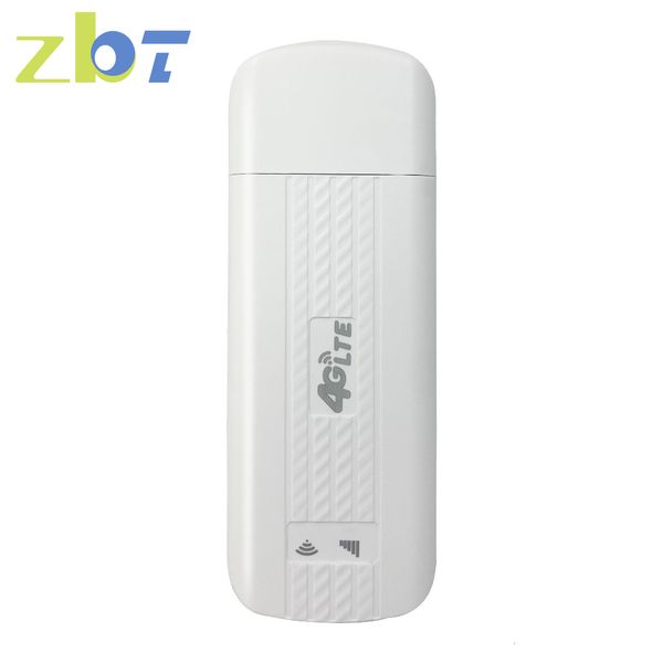 Другие сетевые коммуникации ZBT Portable Wi -Fi Dongle USB 4G модемная карта Spot Spot Cat4 150 Мбит / с мобильной беспроводной беспроводной разблокировки для автомобильного маршрутизатора GSM UMTS LTE 230712