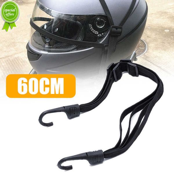 Alça de bagagem de motocicleta de 60 cm, engrenagem de capacete de motocicleta, fivela elástica fixa, corda retrátil, rede de proteção universal, acessórios para moto