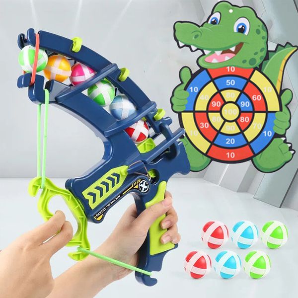 Интеллектуальные игрушки Sticky Ball Dart Board Target Sports Game Toys для детей бросают образовательные игры на открытом воздухе 230711