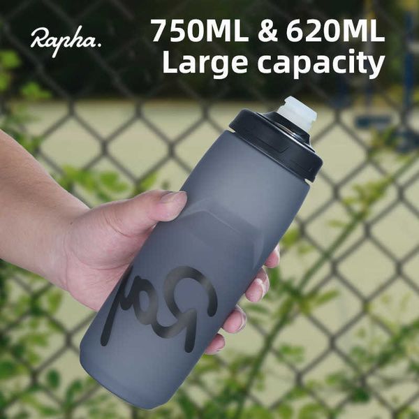 borraccia Rapha Cycling Bottle 750/620ml PP5 Food Grade Flip Dust Cover Spremere Sport Fitness Water Cup Bicycle Bollitore a prova di perdite