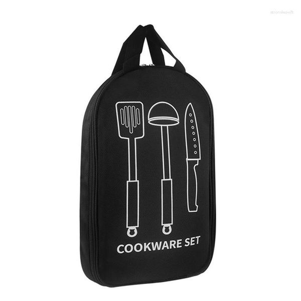 Borse portaoggetti Borsa da campeggio Set di utensili da cucina durevoli Organizer da viaggio Utensili portatili Pentole