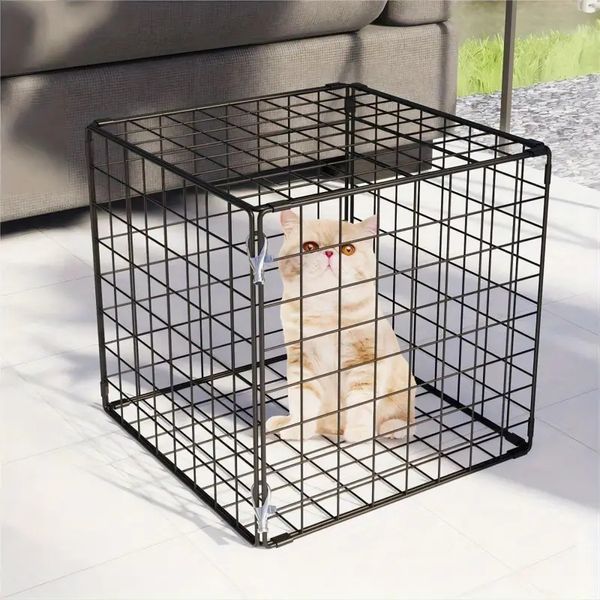Клетка для купания кошки, складная плейпен домашняя кошка Cag Cagble Cage Cage Cage Cage Below Bange Bangy Cate Cage