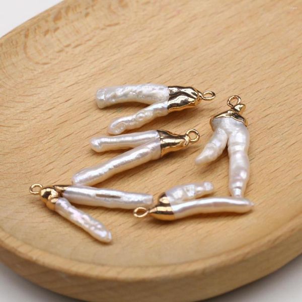 Подвесные ожерелья натуральные пресноводные жемчужные барокко для модных украшений, сделав DIY Women Crafts Crafts