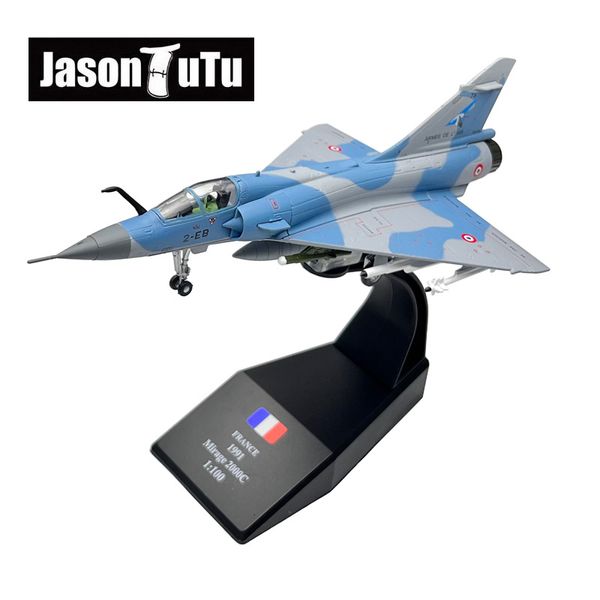 Aircraft Modle Jason TUTU Diecast Metal 1100 Scale French Mirage 2000 Fighter Jet Mirage-2000 Aircraft Model Planes Drop 230711