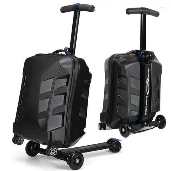 Koffer 21-Zoll-Klappkoffer für Erwachsene, Roller-Trolley, Box, Internat, Schüler, Kinder, Reisen, Handgepäck