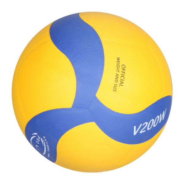 Palline in pelle di alta qualità PU Soft Volleyball Indoor Beach volley Hard Volleyball V200W Pallavolo MVA300 Training Game Ball 230712