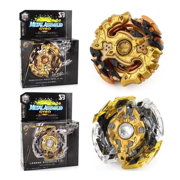 Dönen Top B-X Toupie Patlama Beyblade Döndüren Üst Tarz Altın B-00-100 B-111-86 Başlatıcı ile Spriggan Requiem YH1598 230711