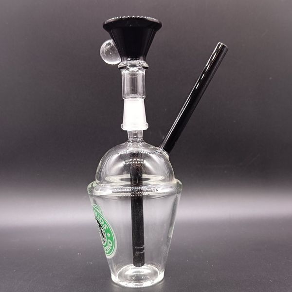 6 pollici Starbucks Cup Bong in vetro Narghilè Olio creativo Dab Rigs Tubi di fumo