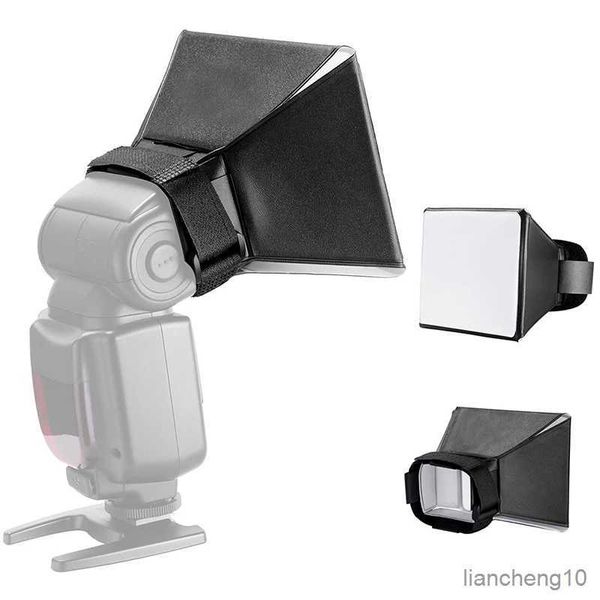 Difusores de flash câmera universal difusor softbox portátil foto difusor flash light caixa macia boxe para nikon sigma pentax vivitar r230712