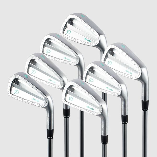7pcs Golf Clubs Zodia P Irons Set 4-9.p R/S Flex Steel Graphite Wans с крышкой