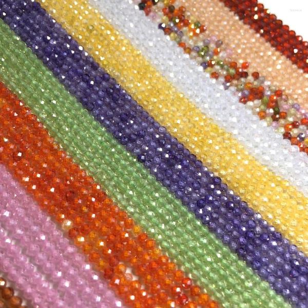 Perline - prodotto di vendita Zircone sfaccettato Rotondo Squisito Moda Gioielli di perline di alta qualità per realizzare braccialetti per collana