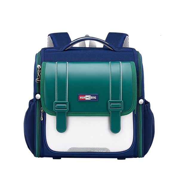 Okul Çantaları İlköğretim Okulu Sınıfları 1-6 İngiliz Tarzı Öğrenci Seviye Backpack Kız Oxford Moda Kemer Büyük Kitap Çantası 230712