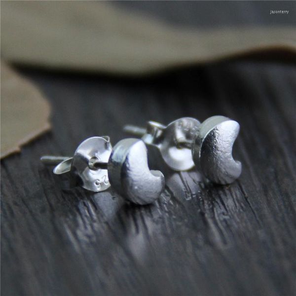 Ohrstecker Fyla Mode 925 Sterling Silber Mond Weihnachten Geburtstagsgeschenke Thai-Schmuck 4,5 5,5 mm 0,96 G WTS013