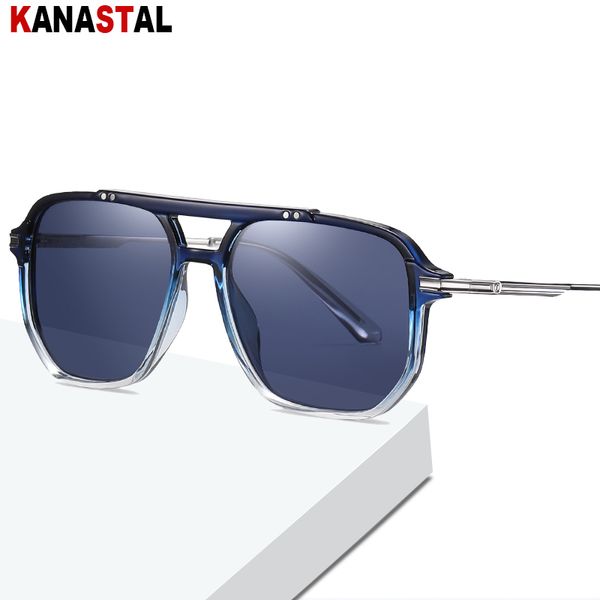 Männer Polarisierte Sonnenbrille UV400 TR Metall Bunte Quadratische Brillen Rahmen Strand Im Freien Fahren Reisen Frauen Visier Brillen