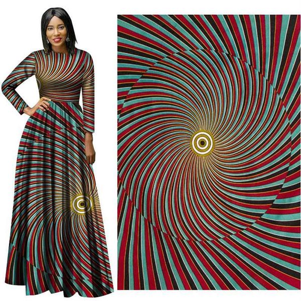 Tessuto floreale Ghana Kente Vero e proprio tessuto africano con stampa di cera reale Tessuto poliestere cerato Ghana Kente per abito vestito2382