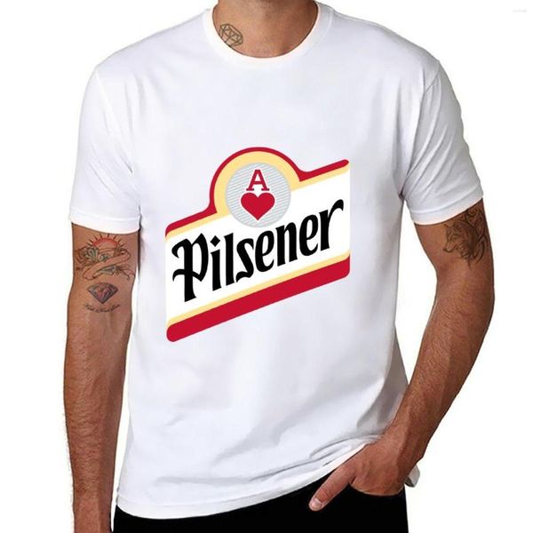 Canottiere da uomo Pilsener El Salvador Beer T-Shirt For A Boy Anime Funny T Shirt Workout Shirts Men