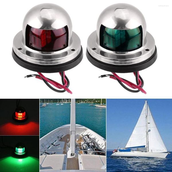 Все колеса местности из нержавеющей стали ABS Red Green Navigation Light Bate Marine Indicator Spot Accessy Accessy Accessy