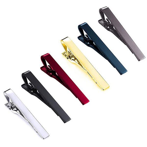 Andere Bräutigam -Accessoires formelle Männerkupfermetall -Fashion -Krawattenklammern Einfacher Krawattenriegel Clasp Clip Clamp Pin für Männer Geschenk