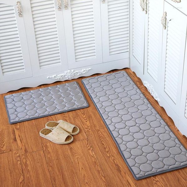 Teppiche Zeegle Küchenmatten Anti-Rutsch-Teppich für Wohnzimmer Kinderzimmer Teppich Nachttisch saugfähiger Boden Memory Foam