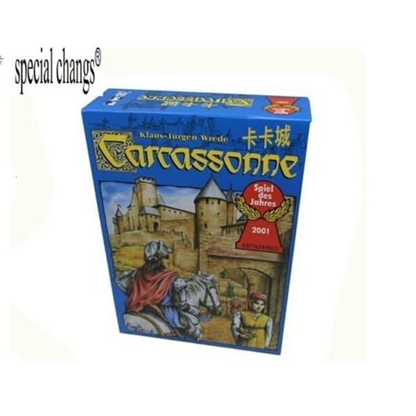 Игры на открытом воздухе Carcassonne 5in1 2In1 расширяйте настольную игру 2-5 игроков для семьи/вечеринки/подарка.
