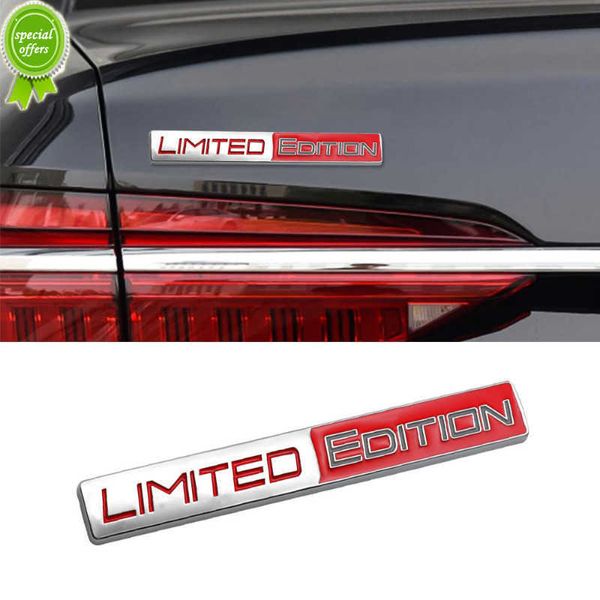 Edizione limitata Styling Emblem Car Sticker Paraurti automatico Parafango Baule posteriore Distintivo Decor Sticker Body Decal Accessori per auto in metallo 3D