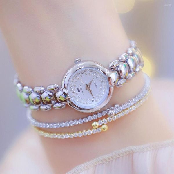 Нарученные часы браслет женщины смотрят знаменитые роскошные бренды маленькое набор Женская водонепроницаем