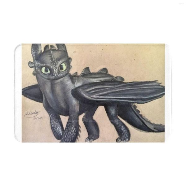 Tappeti Sdentato Soft House Family Tappetino antiscivolo Tappeto Tappeto Prismacolor The Hidden World Httyd