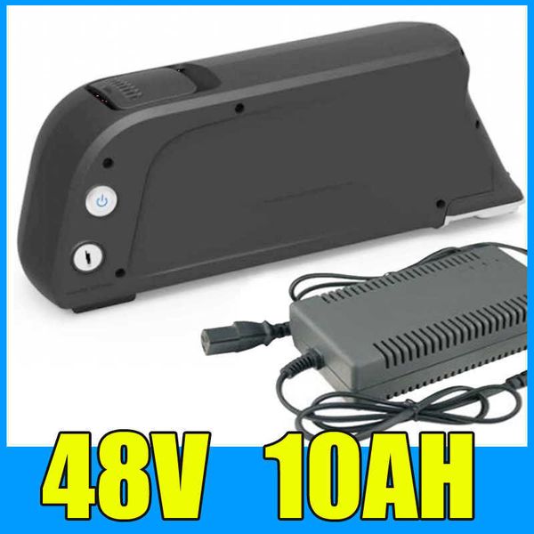 48 V 10AH Batteria Al Litio telaio della bicicletta con USB 54.6 V Bicicletta Elettrica Scooter E-bike Spedizione Gratuita