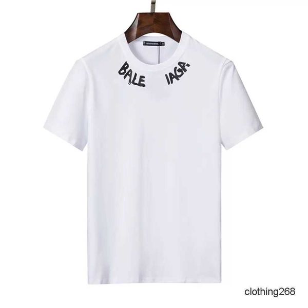 2023 Designer Brand Tees T Shirts Top Quality Pure Cotton Sleeve Shirt Simple Letter Printed Summer Casual Men Clothing Size S-XXXXL0254