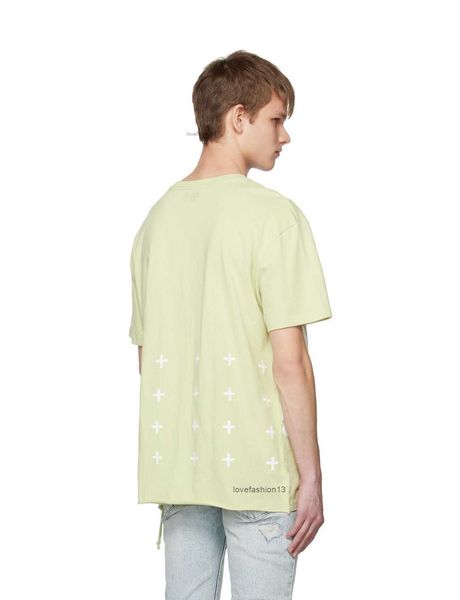 Australisk designer Ksubi T-shirt sommar Trendig version Supermode och stilig kortärmad T-shirt för män