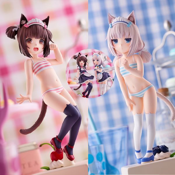 Giochi di film Figura di anime giapponese NEKOPARA ChocolaVanilla Pretty Kitty Style Action PVC Figure Kawaii Modello da collezione Giocattoli Ornamenti Regalo