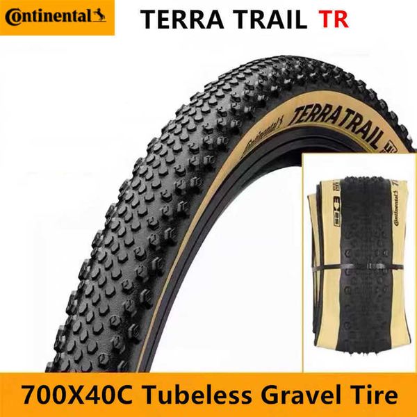 Pneus de bicicleta Continental Terra Trail 700x40C Road Bike Tubeless Tire ProTection 28