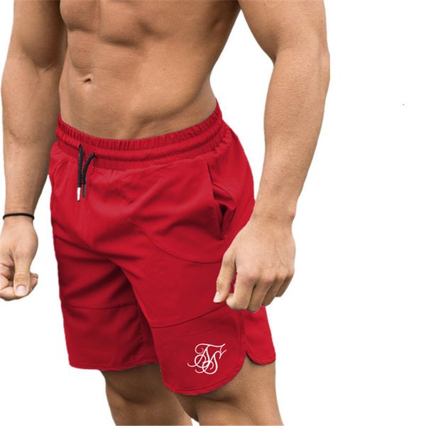 Pantaloncini da uomo sik silk Fitness Bodybuilding Man Summer Gyms Workout Maschile Mesh traspirante Quick Dry Sportswear Jogger Beach Short Pants 230712