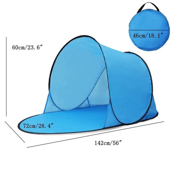 Tende e rifugi Tenda da spiaggia da campeggio all'aperto pop-up automatica tenda da erba portatile tenda da sole estiva per parco oceanico Tenda resistente ai raggi UV e impermeabile 230711