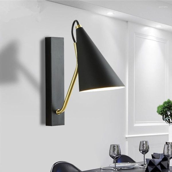 Стеновая лампа современные дизайнерские железные лампы для гостиной прикроватной декор декор скандинавский дом ванная комната E27 Зеркальные светильники