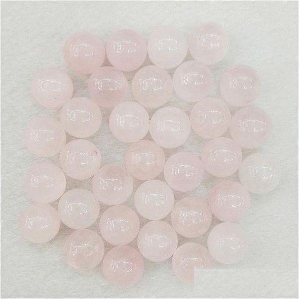 Pedra 10 mm Contas soltas naturais Lápis Lazi Quartzo rosa Turquesa Opala Ágata 7 Chakra Faça você mesmo Bola redonda não porosa Jóias de entrega direta Dhenx