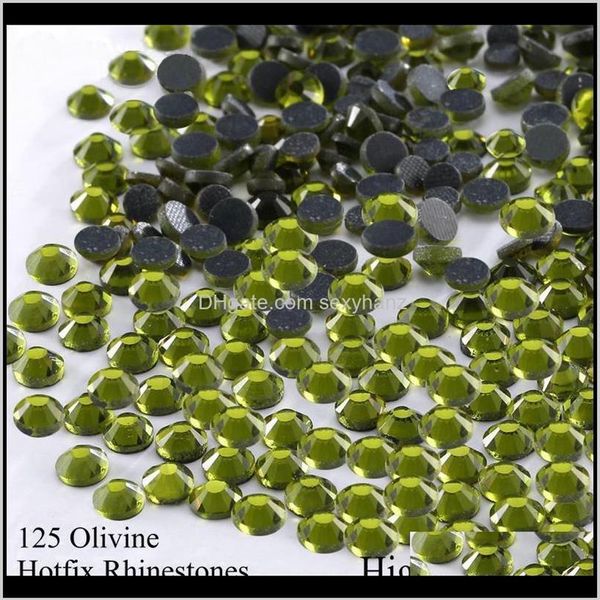 Швейные представления инструменты для инструментов SS6 SS10 SS16 SS20 SS30 Olivine Shiny Glass Flatback Pixton