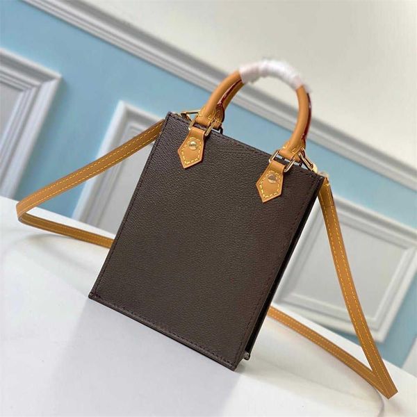 2023 Denim Portable Small Square Bag in vera pelle Trendy Simple Shoulder Diagonal Womens Fashion Shopping Handbag Designed Buckle Totes Bags