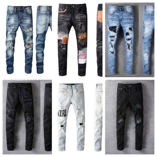 Jeans loewe jeans ksubi Jeans skinny jeans masculino slim fit reto longo regular jeans médio com zíper mosca jeans masculino feminino Designers Jeans para jovens calças marca de moda