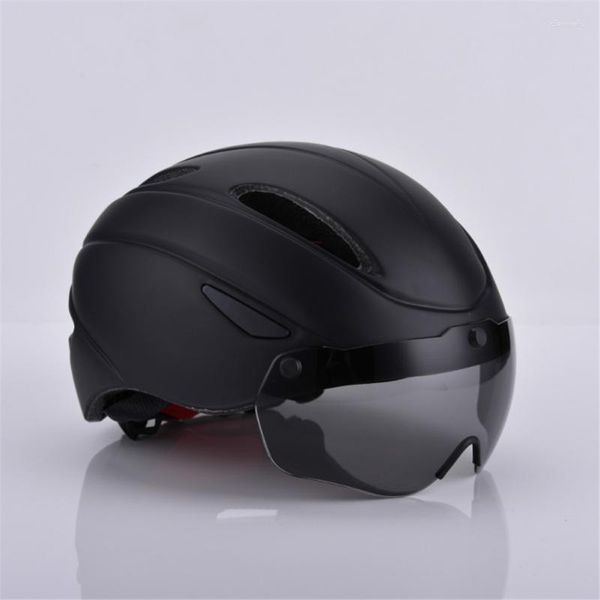 Motorradhelme Elektrorollerhelm mit Visier Magnetbrille 58-61 cm für Männer Frauen Straßenfahrrad Motocross Casco